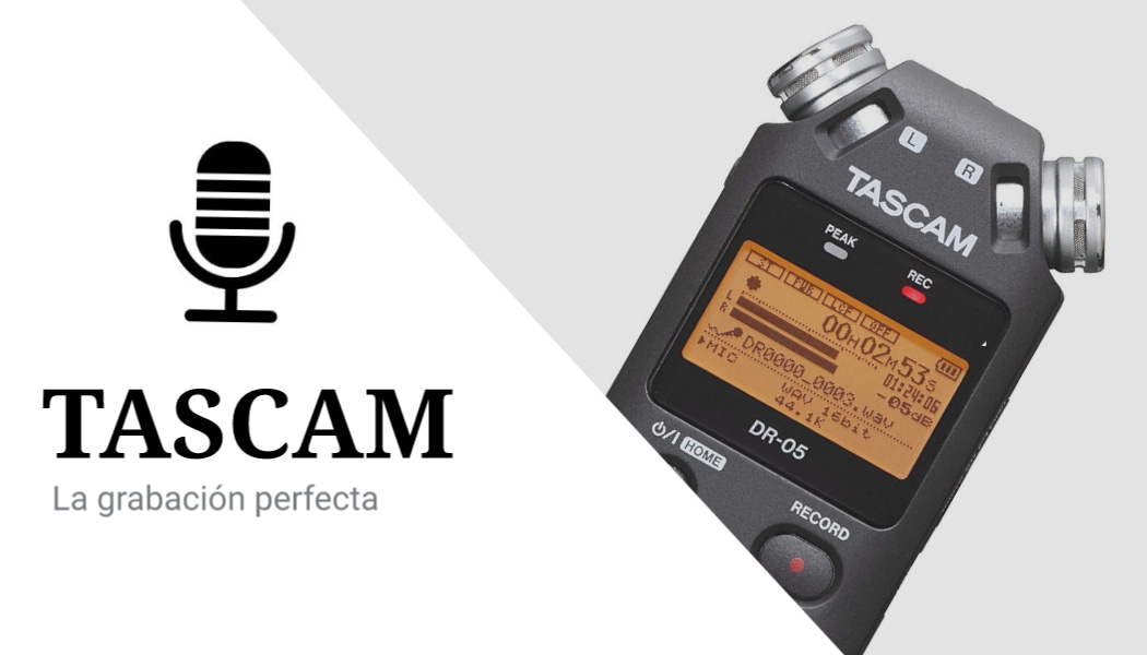 Grabadora de voz marca Tascam