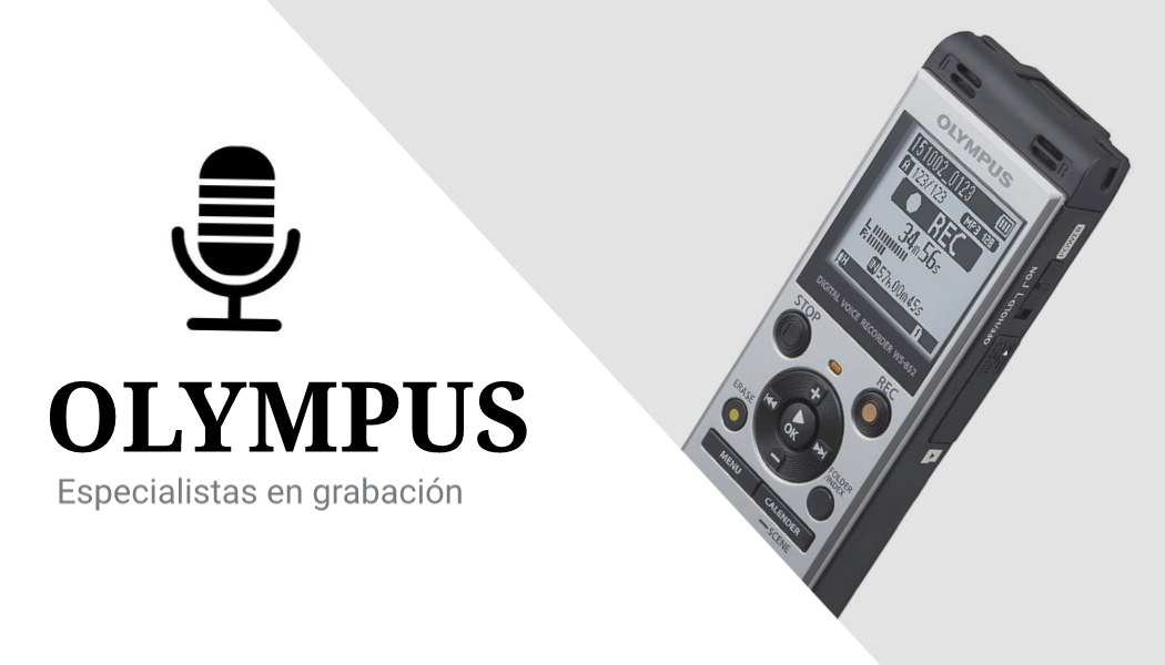 Grabadoras de voz marca Olympus